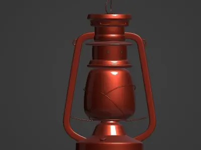 Rusty Lantern Free 3D model