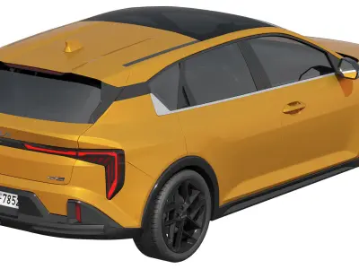 Kia K4 Hatchback 2026 3D model