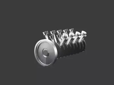 car engine  3D print model