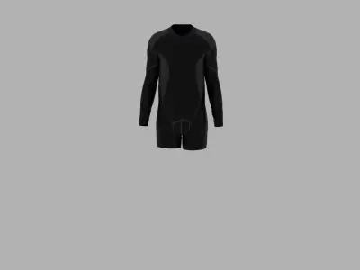 Sport Suit Low-poly 3D model