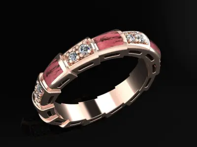 Bvlgari Ring 3D print model