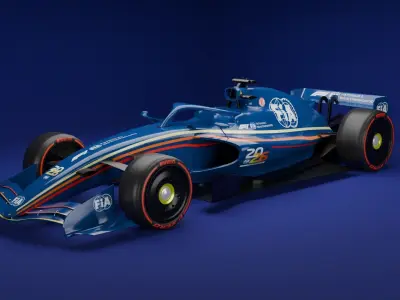 F1 2026 Release Car Outdated Free 3D model