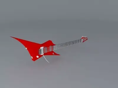 Ibanez Stiletto guitar Free 3D model