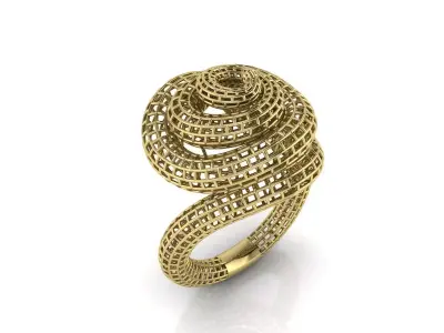 Ultra Vision Ring Jewelry 3D print model 29