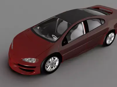 DODGE ENTREPIDE ESX 1996 3D model