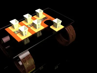 Creative Coffee Table Design 3D model