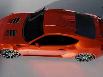 Toyota gt86 with tuning 3D model