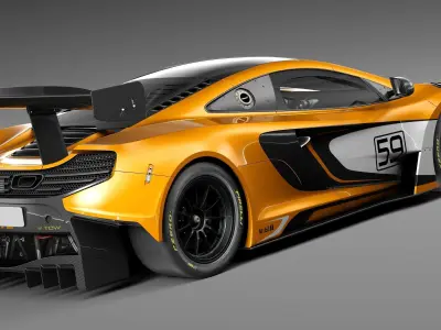 Mclaren 650S GT3 2015 3D model
