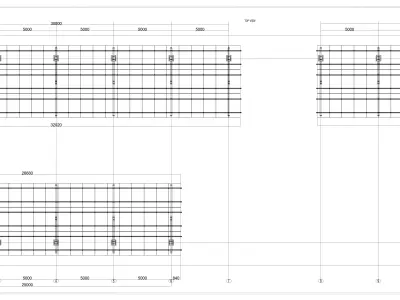 100 kWp Solar Carport Project Type 10 3D model