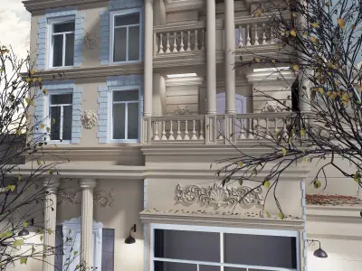 Classic House 3D model