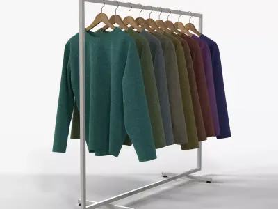 Clothes Rack 3D model