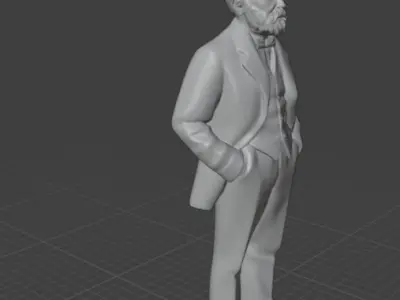Alfred Nobel  3D print model