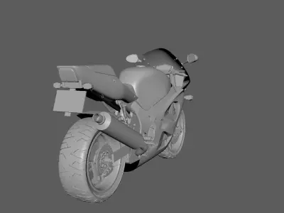 suzuki gsx 750r 3D model