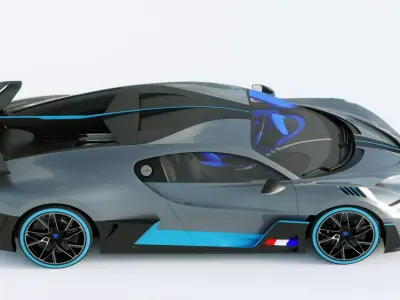 Bugatti Divo 2019 3D model