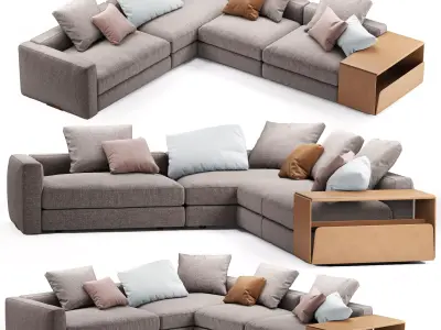 Flexform sofa Harper 3D model