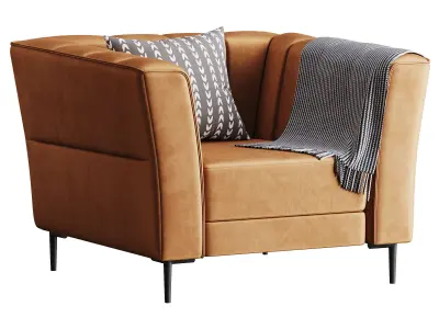 Crystal Power Recliner Chair 3D model