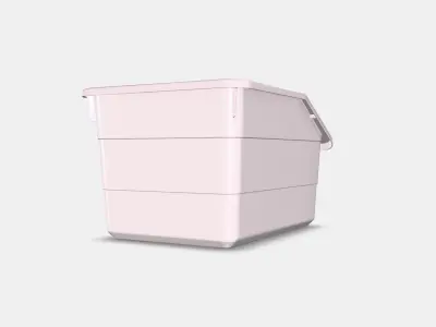 SOCKERBIT Box 7 Low-poly 3D model