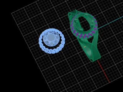 jewelry ring 200 3D print model