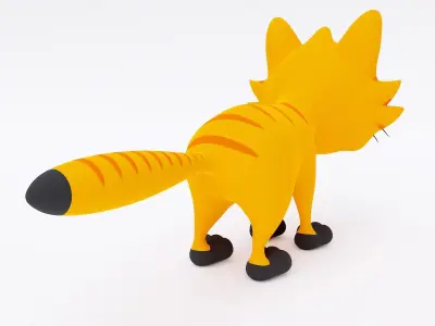 Cat cartoon 3d model  3D model