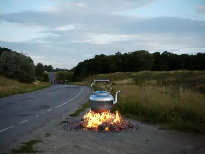 RG Camp Tea Low-poly 3D model