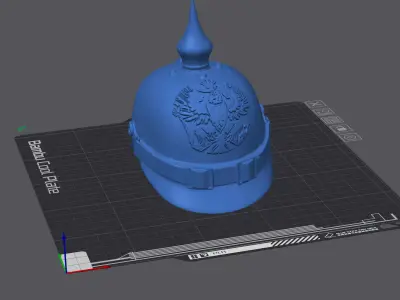 Pimple-Hood as headgear for the Skull stand and wall lamps 3D print model