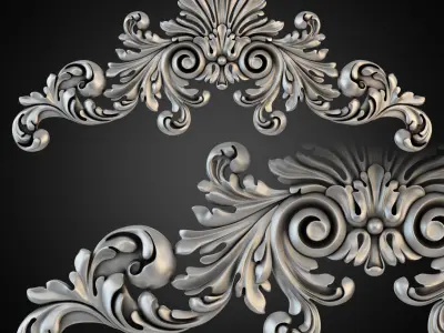 Decor Horizontal 004 3D model