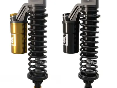OHLINS BLACKLINE PIGGYBACK SHOCKS 3D model