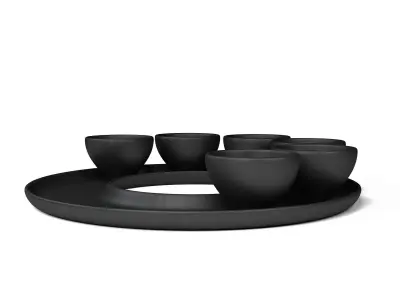 Modern Table Decoration - Tray  3D model