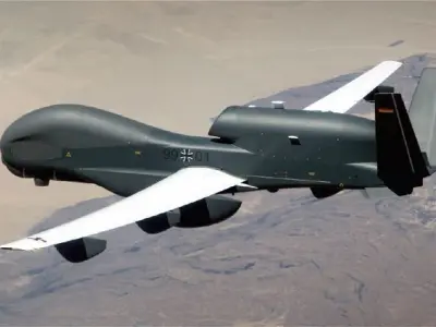 RQ-4-GLOBAL-HAWK unmanned aerial vehicle 3D print model