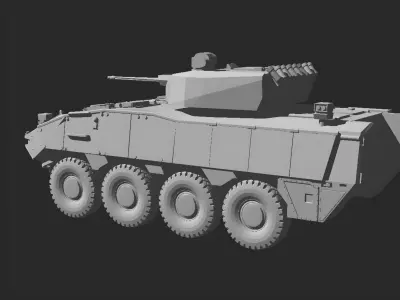 Piranha 5 romanian 3D print model