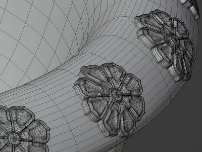 Garden vase 3D model