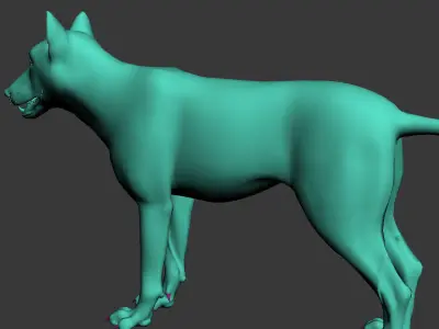 Wolf High Detailed 3D model