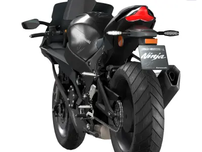 kawazaki ninja zx 10r 3D model