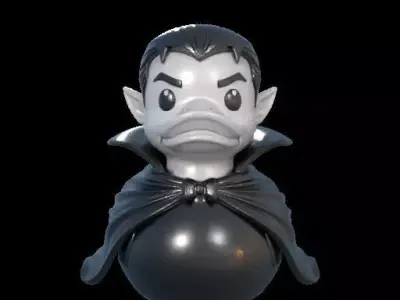 Dracula Rubber Duck 3D print model