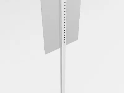 American Speed Limit Sign 3D model