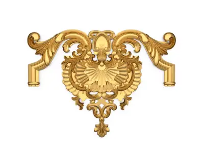 carved classic decorative ornament cnc 3d printing stl 38 3D model