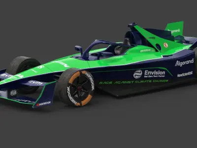Envision Racing Formula E Team 2024 PBR 3D model