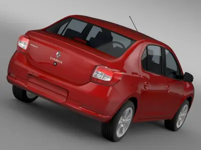  Renault Symbol 2015 3D model