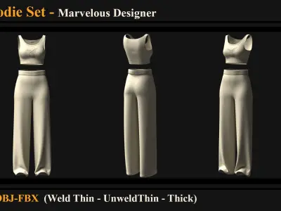 A Sport Set 3D model