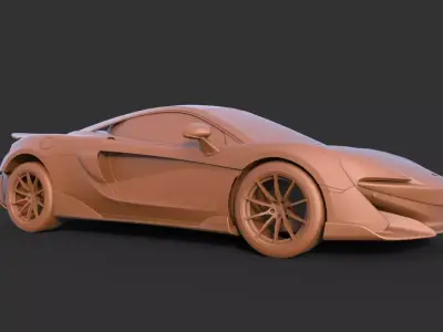 Mclaren 600LT 3D print model