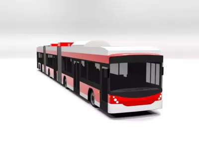 HESS SWIS TROLLEY LOWPOLY Low-poly 3D model