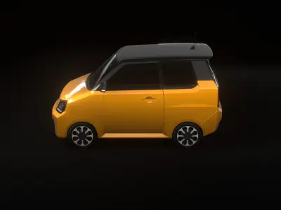 Generic Modern Sporty City Car  3D model