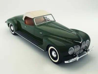 ZIS 101a sport 3D model