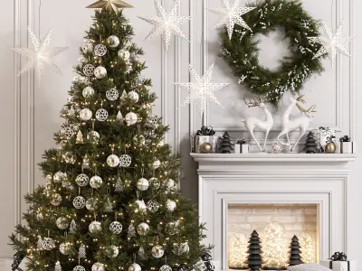 Decoration Christmas B04 3D model