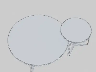 CAGE COFFEE TABLE Low-poly 3D model