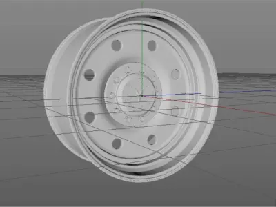 AMERICAN FORCE WHEEL Beast-SS SuperSerie Low-poly 3D model