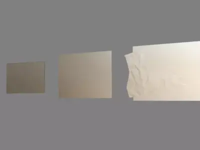 School Boards Low-poly 3D model