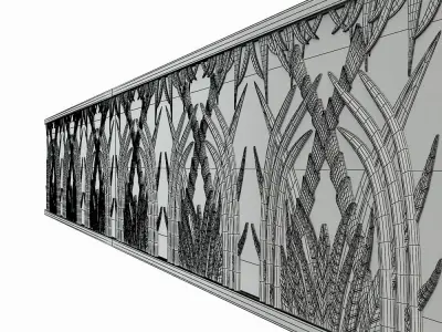 Moorish molding 3D model