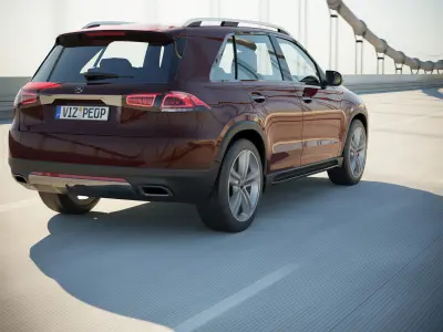 German luxury suv 3D model
