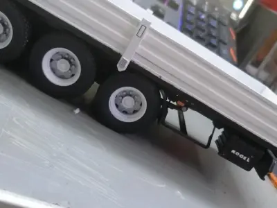 Heavy Lorry Trailer 3D print model